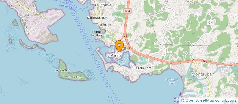 localisation de l'entreprise MADAME MARJOLAINE CHIROL  LE GOSIER