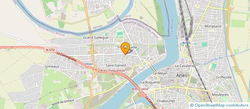 localisation de l'entreprise MADAME MARJOLAINE CHRISTIEN à ARLES