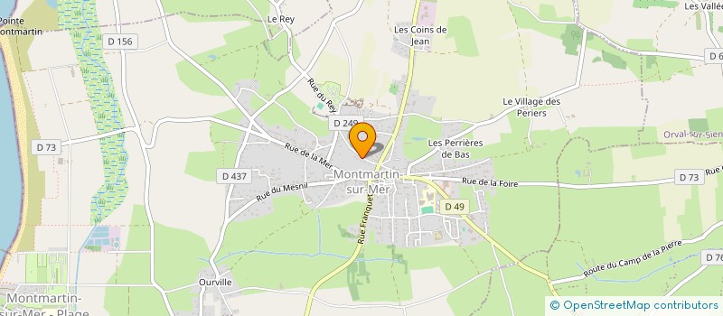 localisation de l'entreprise MADAME MARJOLAINE COLLETTE à MONTMARTIN-SUR-MER