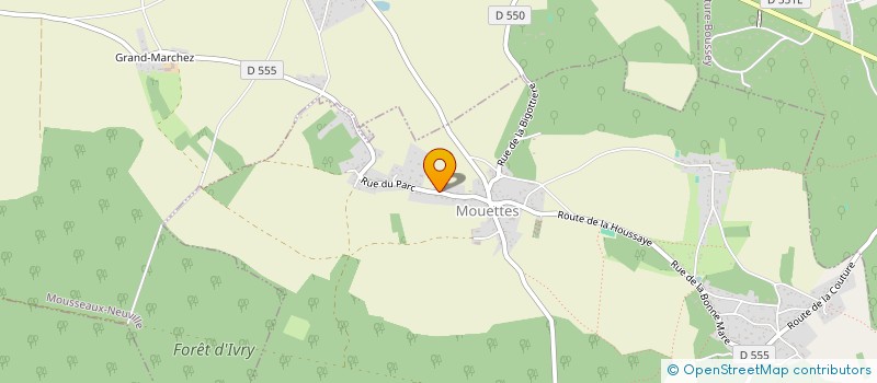 localisation de l'entreprise MADAME MARJOLAINE DALLEAU  LA FORET-DU-PARC