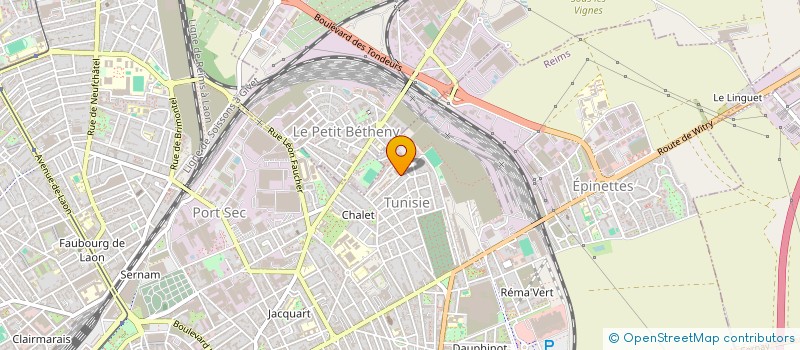 localisation de l'entreprise MADAME MARJOLAINE DECK  REIMS