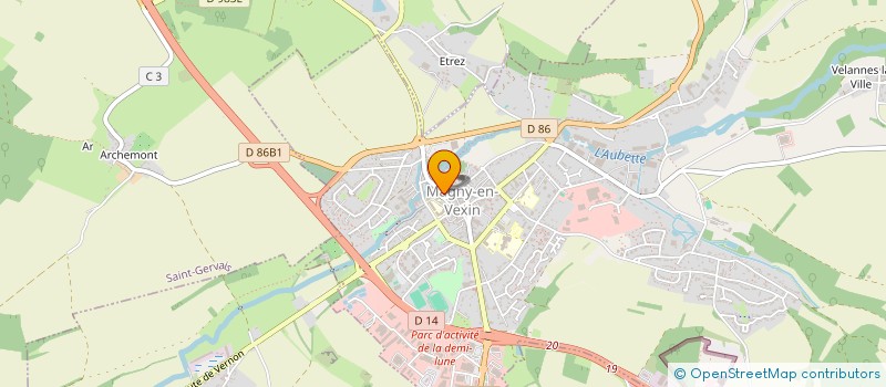 localisation de l'entreprise MADAME MARJOLAINE DEMARD à MAGNY-EN-VEXIN
