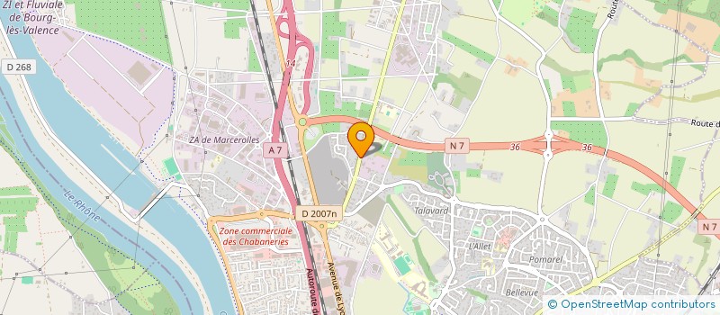 localisation de l'entreprise MADAME MARJOLAINE FAGES SANS à BOURG-LES-VALENCE