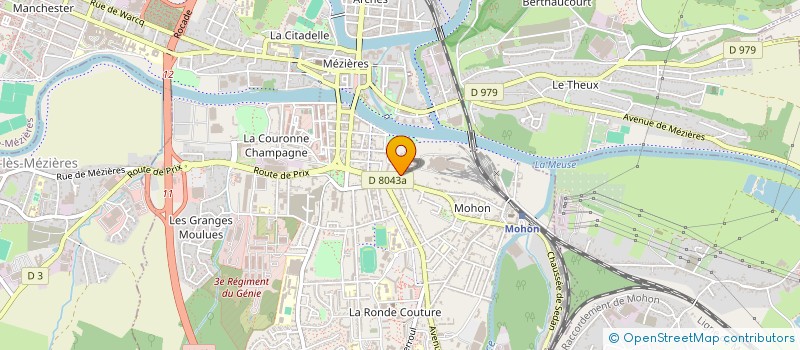 localisation de l'entreprise MADAME MARJOLAINE FORTCHANTRE  CHARLEVILLE MEZIERES