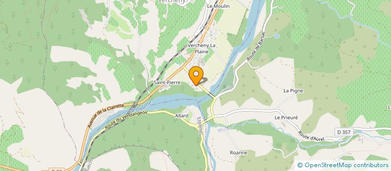 localisation de l'entreprise MADAME MARJOLAINE GONTARD  VERCHENY