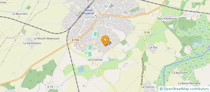 localisation de l'entreprise MADAME MARJOLAINE GRANSARD à SAINTE-PAZANNE