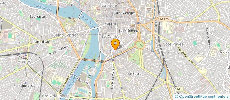 localisation de l'entreprise MADAME MARJOLAINE GROUTEAU  TOULOUSE