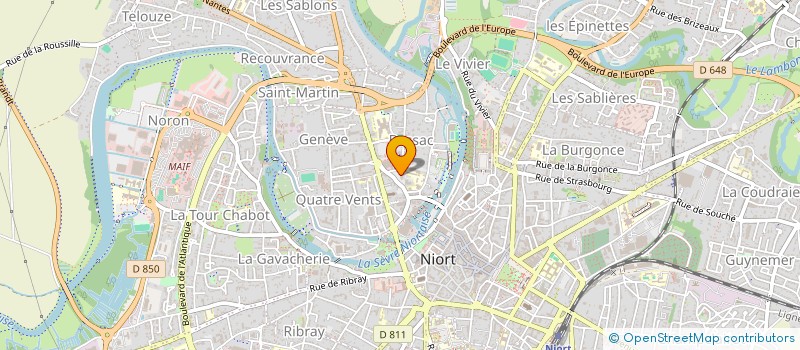 localisation de l'entreprise MADAME MARJOLAINE GUILBOT à NIORT