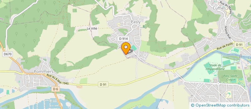 localisation de l'entreprise MADAME MARJOLAINE GUITTARD  PASLY