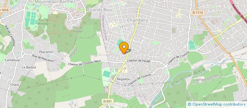 localisation de l'entreprise MADAME MARJOLAINE HORREAUX  VILLENAVE-D'ORNON