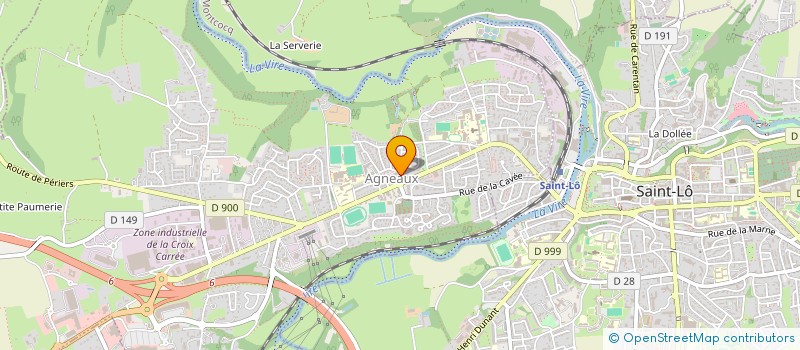 localisation de l'entreprise MADAME MARJOLAINE LEROND  AGNEAUX