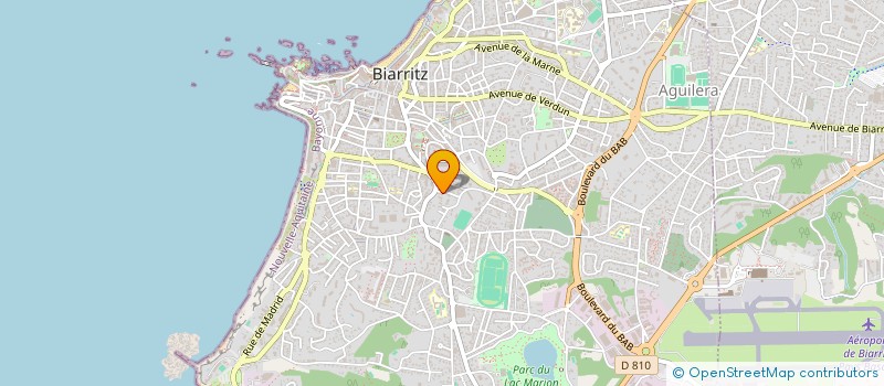 localisation de l'entreprise MADAME MARJOLAINE MACAIRE à BIARRITZ