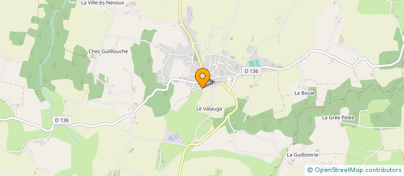 localisation de l'entreprise MADAME MARJOLAINE MARCEAU  MALANSAC