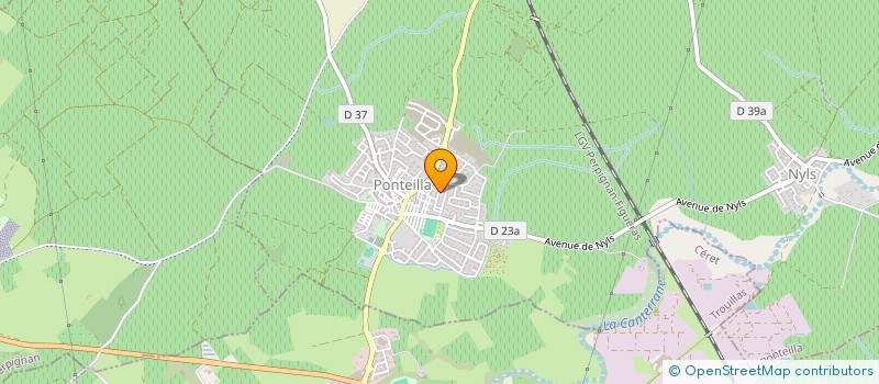 localisation de l'entreprise MADAME MARJOLAINE MASELLI  PONTEILLA