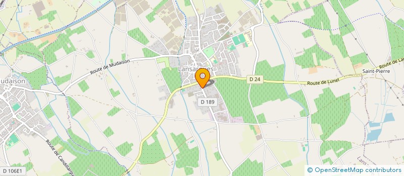 localisation de l'entreprise MADAME MARJOLAINE MAYRAN  LANSARGUES