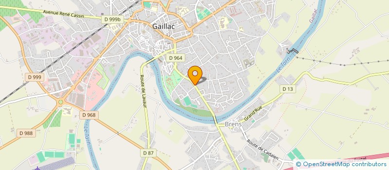 localisation de l'entreprise MADAME MARJOLAINE MAZENS à GAILLAC