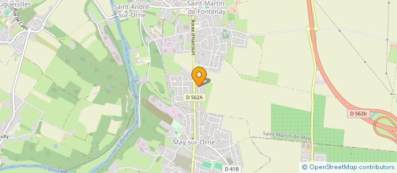 localisation de l'entreprise MADAME MARJOLAINE MEZIERES  FONTENAY-LE-MARMION