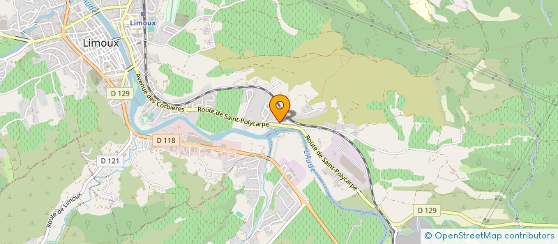 localisation de l'entreprise MADAME MARJOLAINE MONGIS à LIMOUX