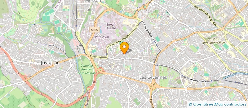 localisation de l'entreprise MADAME MARJOLAINE MUNIER à MONTPELLIER