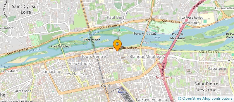 localisation de l'entreprise MADAME MARJOLAINE PASQUIER  TOURS