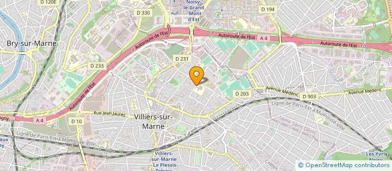 localisation de l'entreprise MADAME MARJOLAINE PERIE à VILLIERS-SUR-MARNE