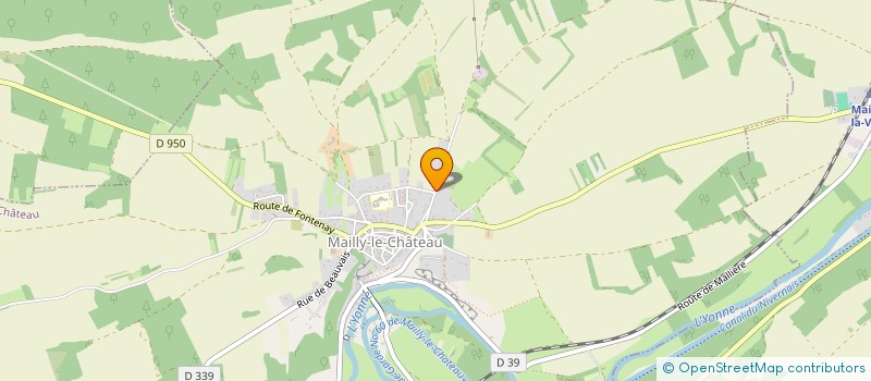 localisation de l'entreprise MADAME MARJOLAINE PERREAU à MAILLY-LE-CHATEAU