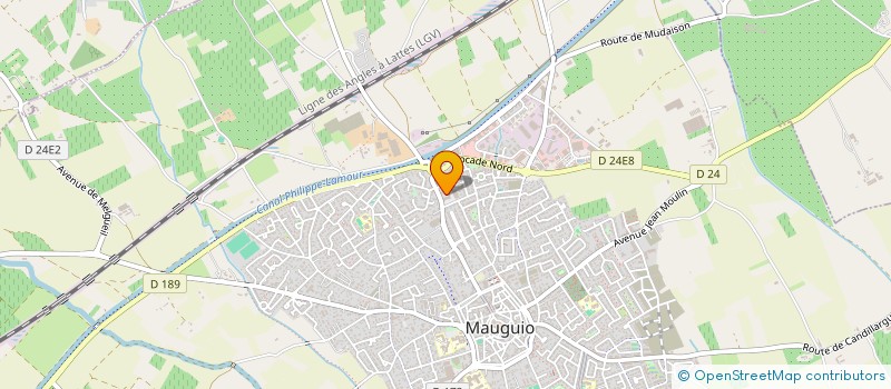 localisation de l'entreprise MADAME MARJOLAINE PERRIN  MAUGUIO