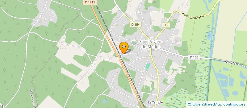 localisation de l'entreprise MADAME MARJOLAINE PHULPIN  SAINT-VIVIEN-DE-MEDOC