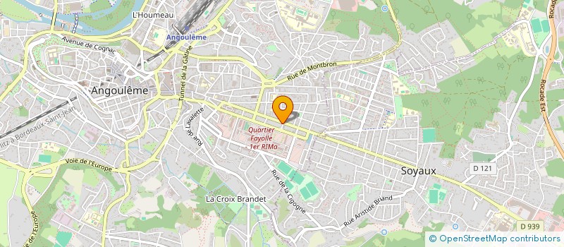 localisation de l'entreprise MADAME MARJOLAINE PINEL à ANGOULEME