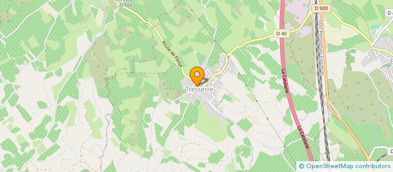 localisation de l'entreprise MADAME MARJOLAINE ROBERT  TRESSERRE