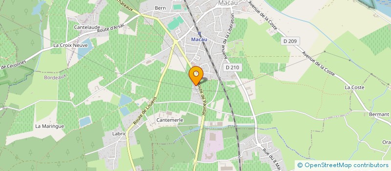 localisation de l'entreprise MADAME MARJOLAINE ROCHOY  MACAU