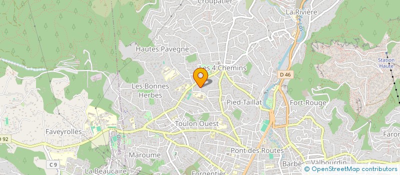 localisation de l'entreprise MADAME MARJOLAINE SILLAMY  TOULON