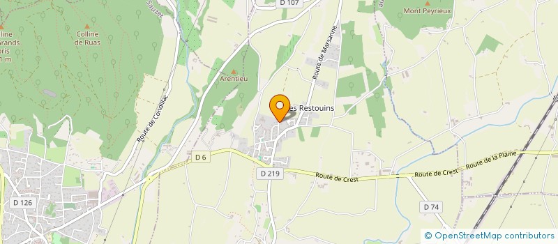 localisation de l'entreprise MADAME MARJOLAINE TEYSSIER  LA LAUPIE