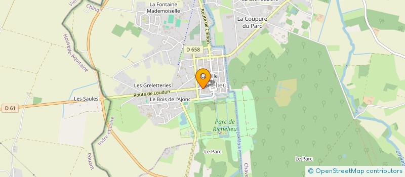 localisation de l'entreprise MADAME MARJOLAINE TOUILLET  RICHELIEU