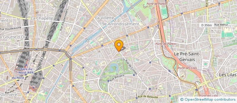 localisation de l'entreprise MADAME MARJOLAINE VEDIE  PARIS