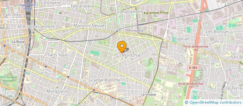 localisation de l'entreprise MADAME MARJOLAINE WALLE  LYON