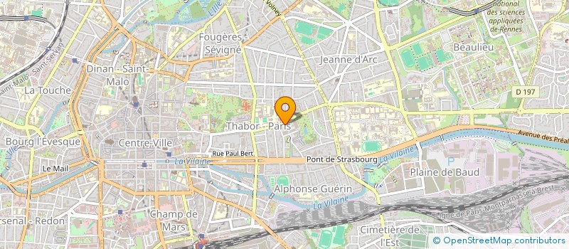 localisation de l'entreprise MADAME MARJOLAINE YGER  RENNES