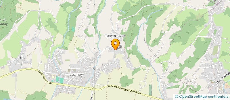 localisation de l'entreprise MADAME MARJOLENE BARRIDON  LUZINAY