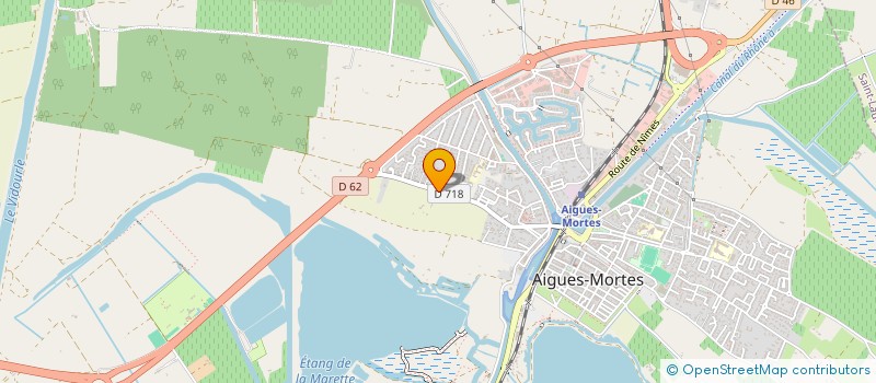 localisation de l'entreprise MADAME MARJORIE AIME  AIGUES-MORTES