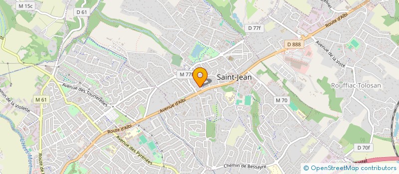 localisation de l'entreprise MADAME MARJORIE AIME  ROUFFIAC-TOLOSAN