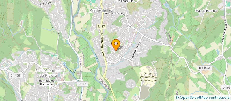 localisation de l'entreprise MADAME MARJORIE AIMONETTI  PRADES-LE-LEZ