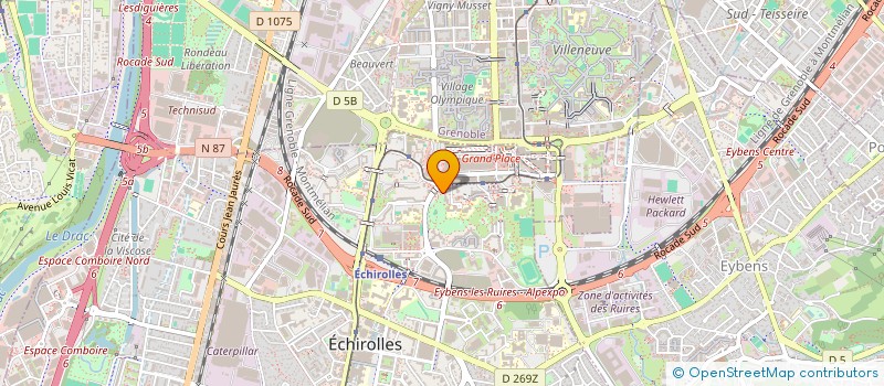 localisation de l'entreprise MADAME MARJORIE ALBERTINO  ECHIROLLES