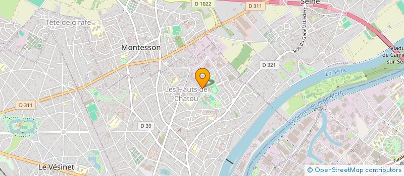 localisation de l'entreprise MADAME MARJORIE ALLIANCE  CHATOU