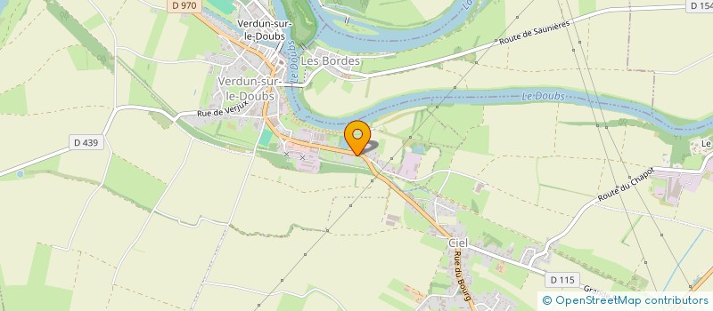 localisation de l'entreprise MADAME MARJORIE ANTUNES  VERDUN-SUR-LE-DOUBS