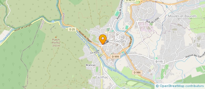 localisation de l'entreprise MADAME MARJORIE AZEMA  GANGES