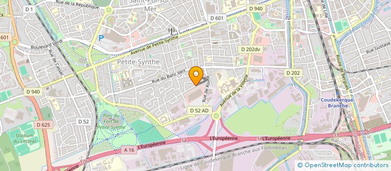 localisation de l'entreprise MADAME MARJORIE BABELAERE à DUNKERQUE