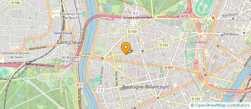 localisation de l'entreprise MADAME MARJORIE BANCILHON à BOULOGNE-BILLANCOURT