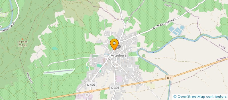 localisation de l'entreprise MADAME MARJORIE BARRAU  ARGELIERS