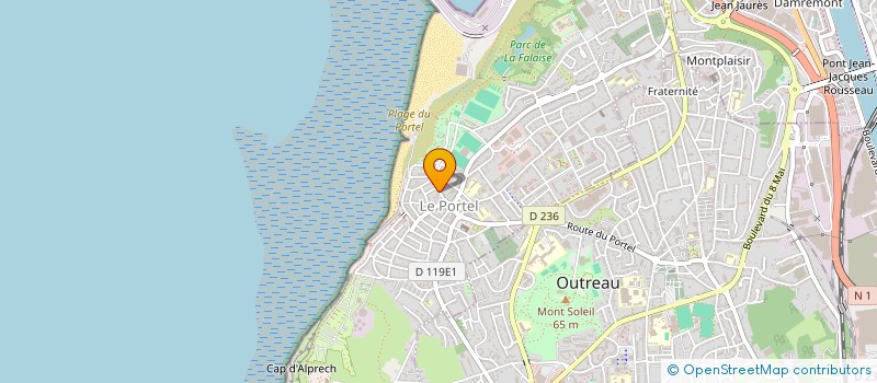 localisation de l'entreprise MADAME MARJORIE BEAUGRAND  LE PORTEL