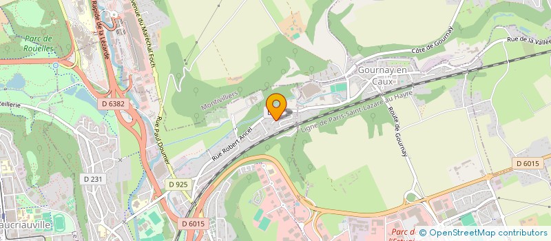 localisation de l'entreprise MADAME MARJORIE BELLENGER  HARFLEUR